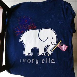 Ivory Ella patriotic short sleeve tee